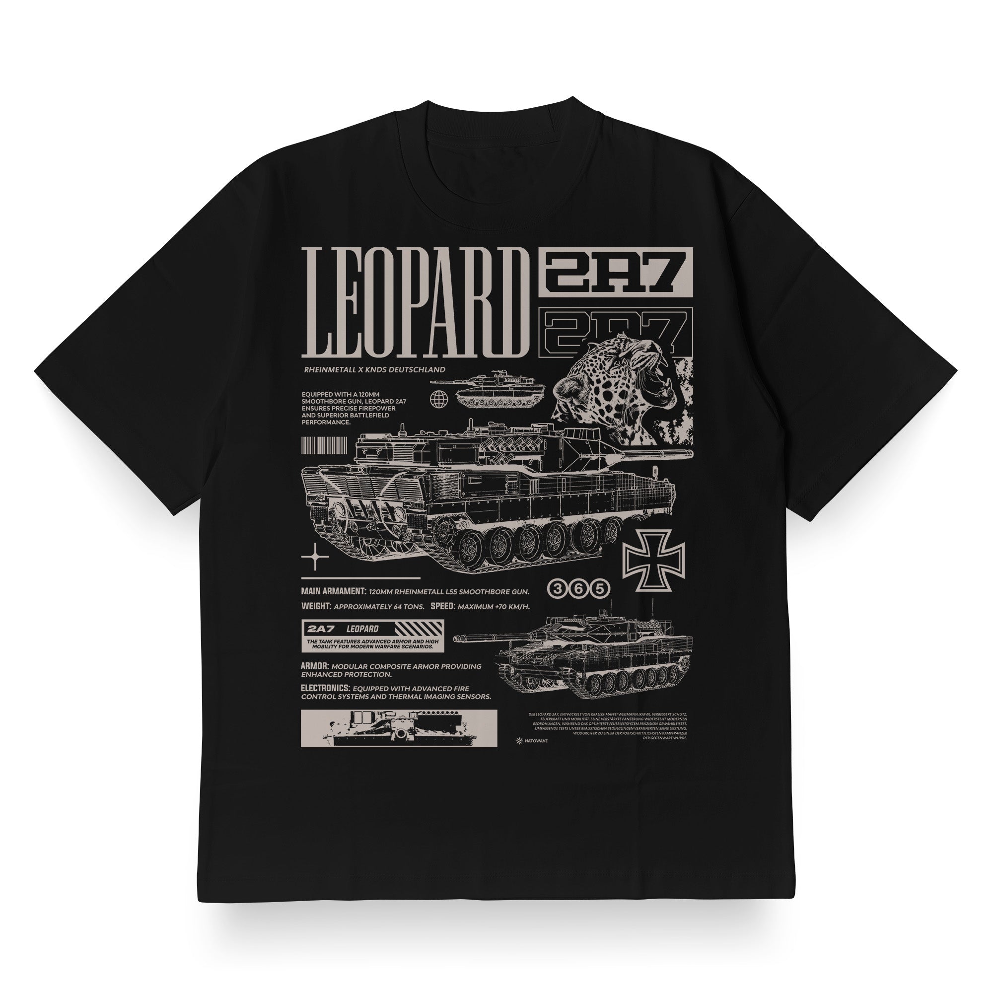Leopard 2A7 - T-Shirt