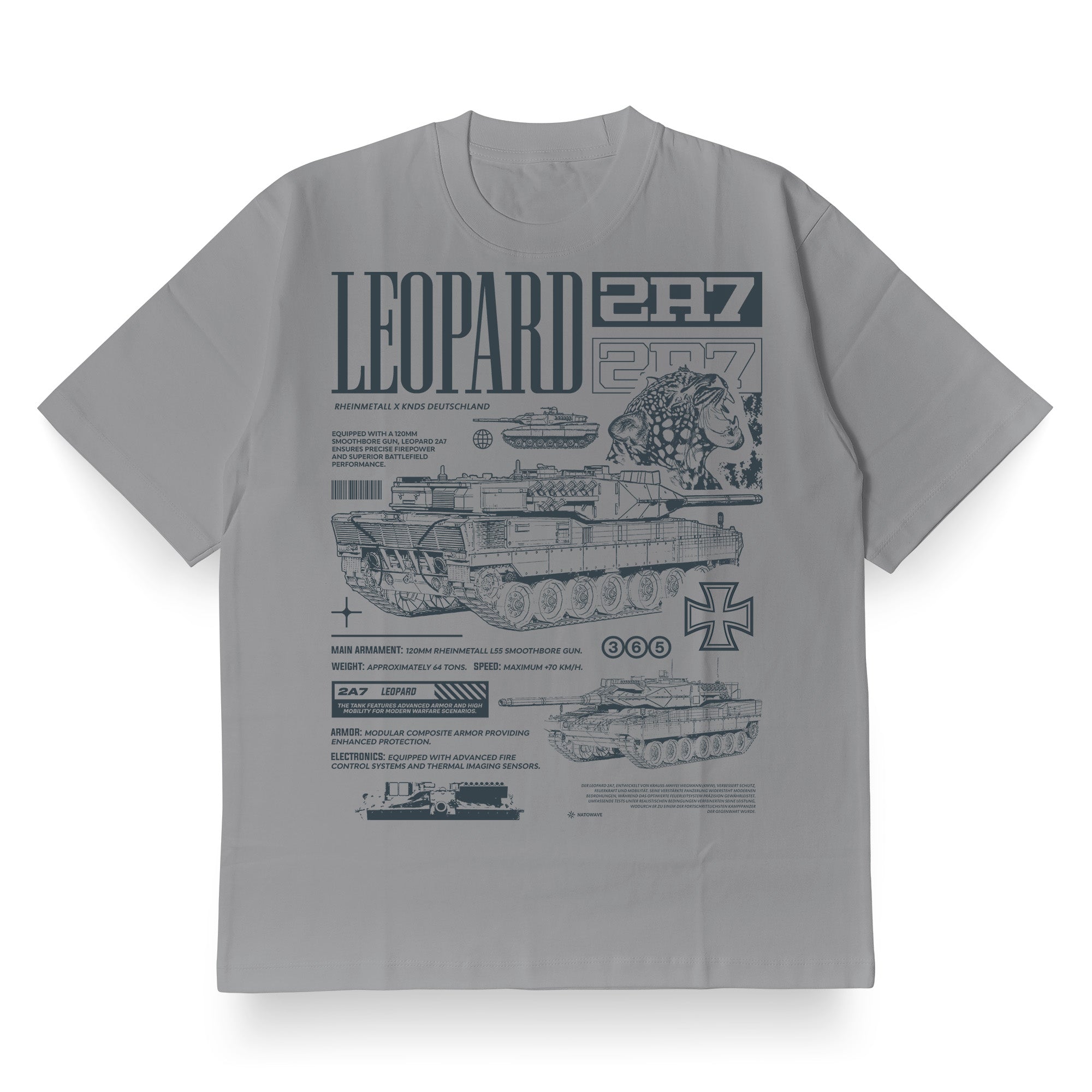 Leopard 2A7 - T-Shirt