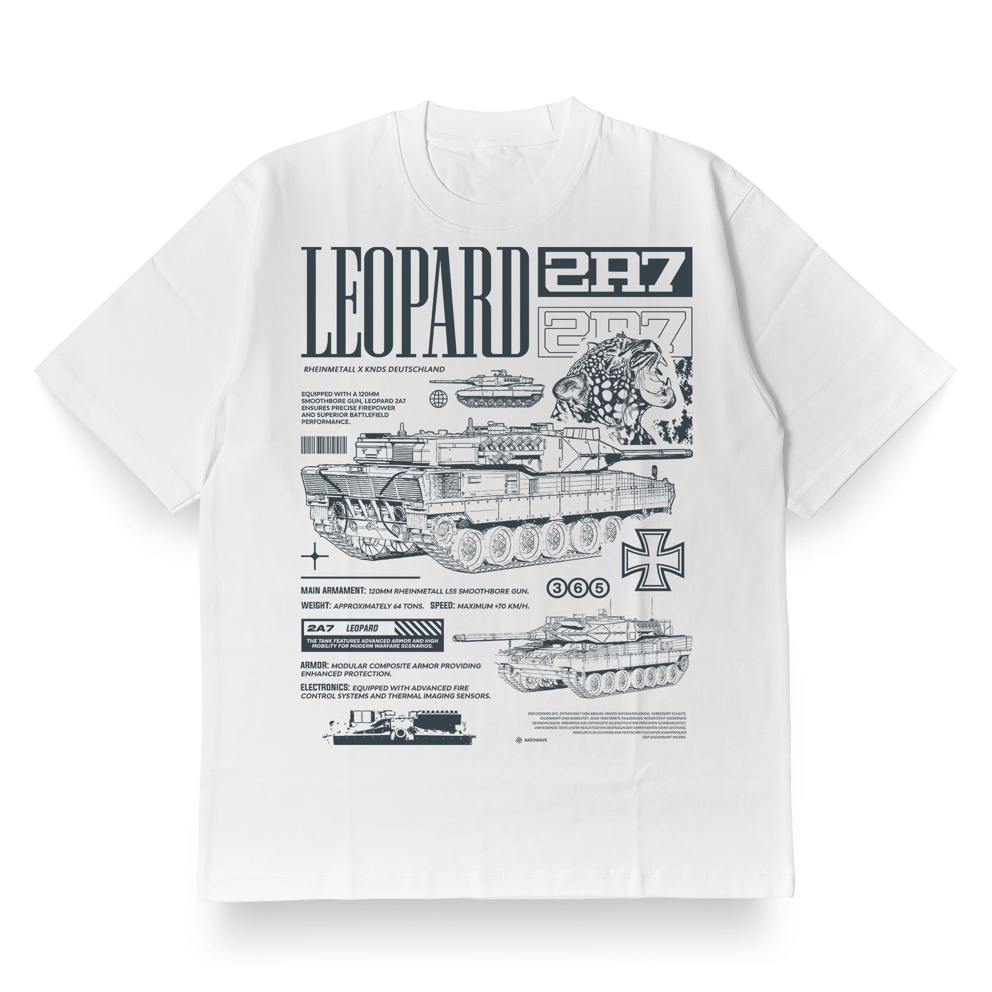 Leopard 2A7 - T-Shirt